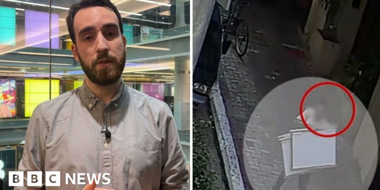 CCTV muestra a sospechosos huyendo a pie con obras de arte robadas