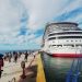 Puerto Progreso desbordada con casi 5 mil pasajeros de Carnival Breeze