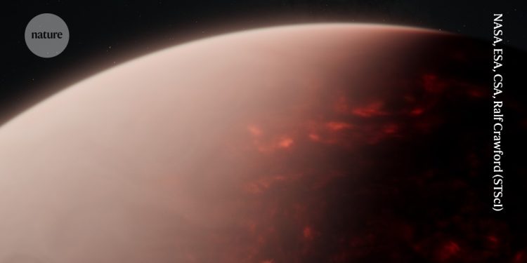 Un planeta extrañamente frío y supercaliente tiene una atmósfera que no debería