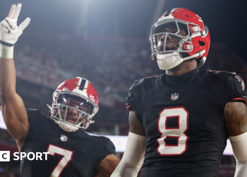 NFL: Los Atlanta Falcons se defienden para sorprender a los Tampa Bay Buccaneers después del hat-trick de Kyle Pitts