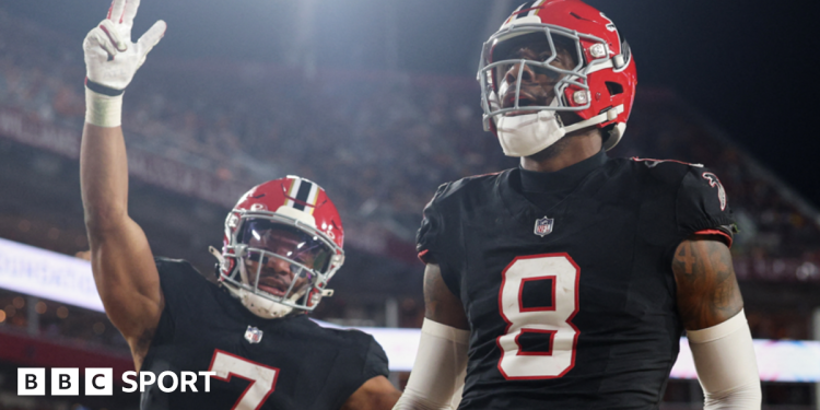 NFL: Los Atlanta Falcons se defienden para sorprender a los Tampa Bay Buccaneers después del hat-trick de Kyle Pitts