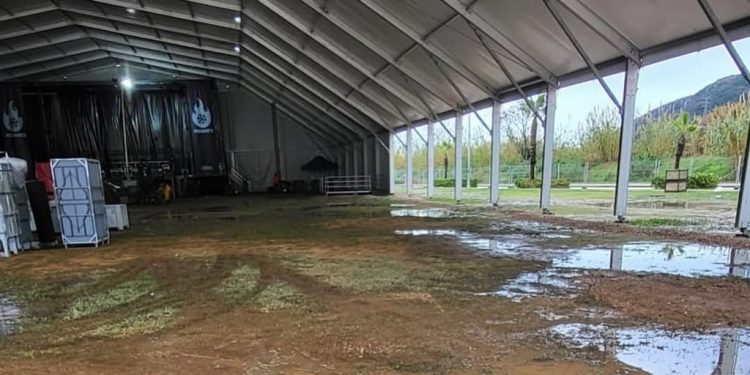 Cancelado el Festivern al quedar el recinto y zona de acampada «impracticables» por las lluvias