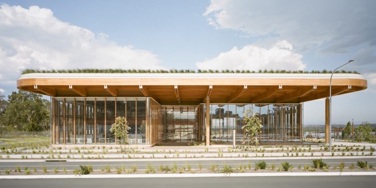 Primer edificio, centro de la ciudad de Bradfield / HASSELL