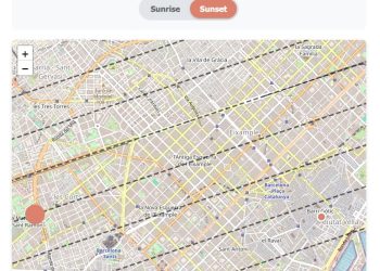Un buscador de alineaciones sobre el mapa de las ciudades.