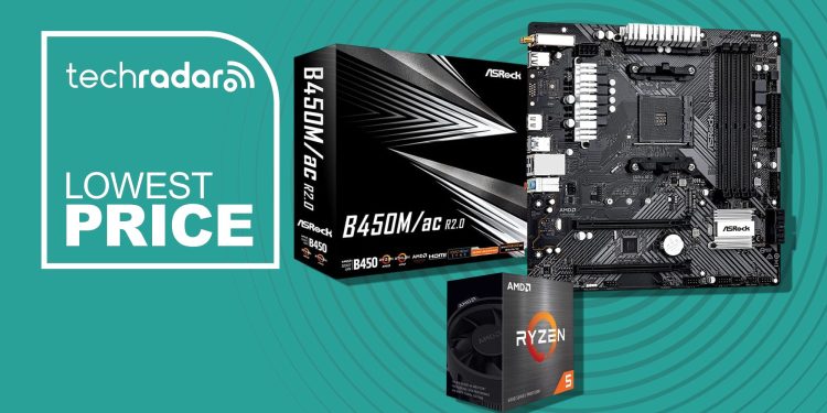 Combo mobo AMD Ryzen 5: con $ 116 obtienes una CPU de 6 núcleos, una placa base Wi-Fi y un refrigerador.