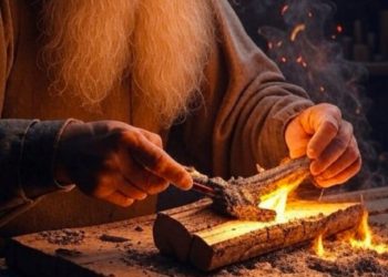 El método de carbonización de madera de Leonardo es anterior a la práctica japonesa