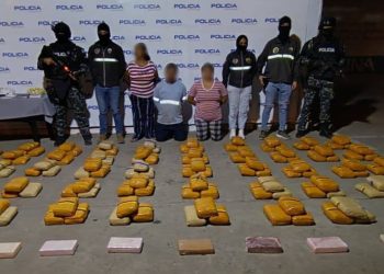 Operativo en Machala deja tres detenidos y 161 kilos de droga decomisada