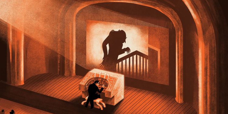 Los organistas que improvisan bandas sonoras de películas mudas