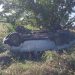 Recibió un mate mientras manejaba hacia la Costa, volcó y murió