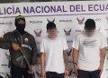 Dos sujetos aprehendidos como sospechosos de una muerte violenta en Guayaquil