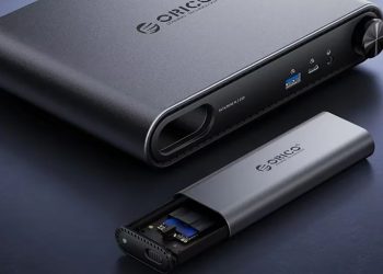 La línea de bases PTM de Orico presenta bandejas deslizantes M.2 y diseños de puertos variados, creando un sistema compacto que puede comportarse como un NAS.