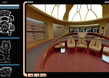 Trekorama permite trasladarse a los puentes de mando de las naves de Star Trek (ya la Estación Espacial Internacional también)