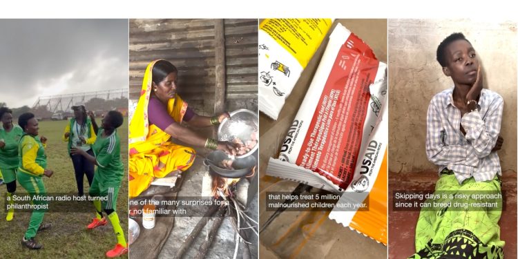 Plumpy'Nut, recortes de ayuda, abuelas del fútbol: Goats and Soda: NPR