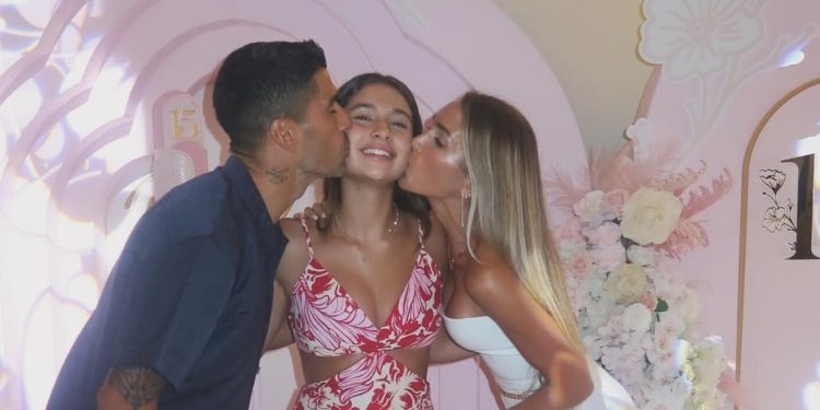 Messi y otros invitados de lujo acudieron a la fiesta del 15 de la hija de Luis Suárez en las afueras de Montevideo