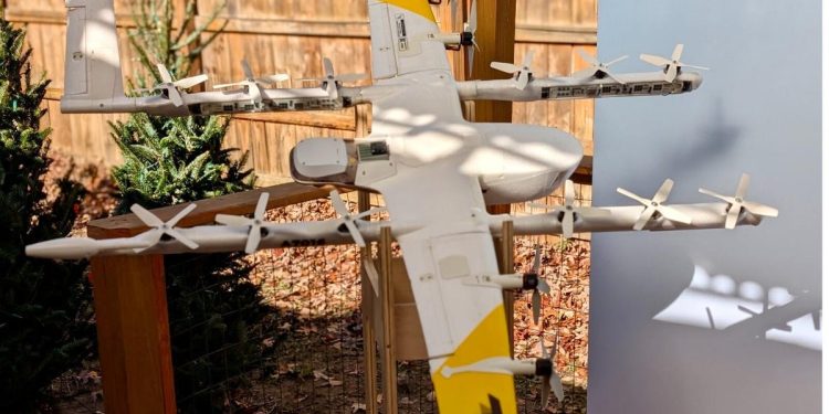 Vi un dron repartiendo pasteles en Atlanta y fue una experiencia increíblemente brillante