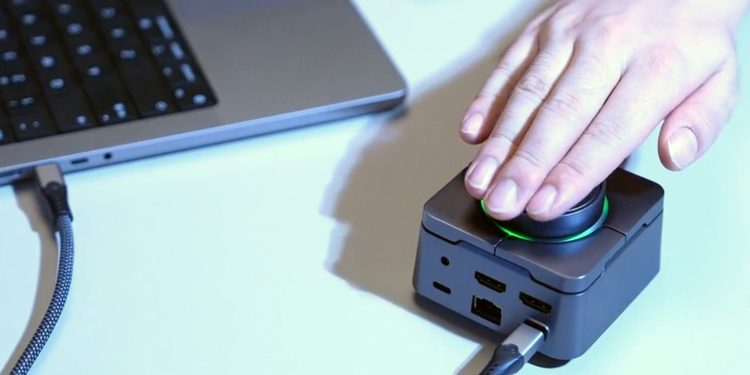 HubKey Pro 2 es un controlador circular financiado mediante crowdfunding con teclas totalmente personalizables y un concentrador multifuncional dual 4K