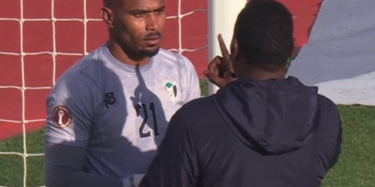 Tremendo susto en la Copa África: se desplomó el arquero de Sudán en pleno partido :: Olé