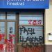 Atacan con pintadas la sede del PP en Finestrat, donde era alcalde el nuevo presidente valenciano