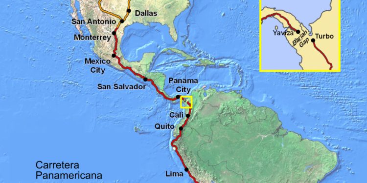 A la carretera Panamericana le faltan algo más de 100 kilómetros para existir de verdad.