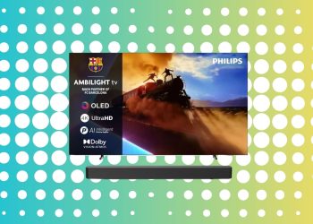 con Ambilight y barra de sonido